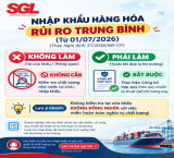 nhập khẩu h&agrave;ng h&oacute;a c&oacute; mức độ rủi ro trung b&igrave;nh Mới Nhất 2026